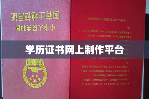 普湾新区学历证书网上制作平台